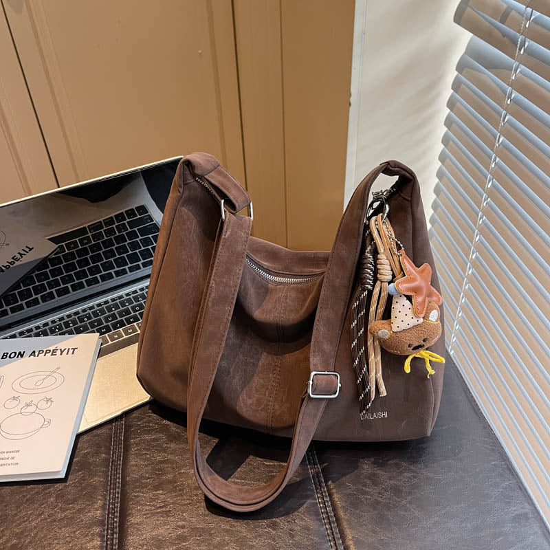 Women's casual crossbody dumpling bag