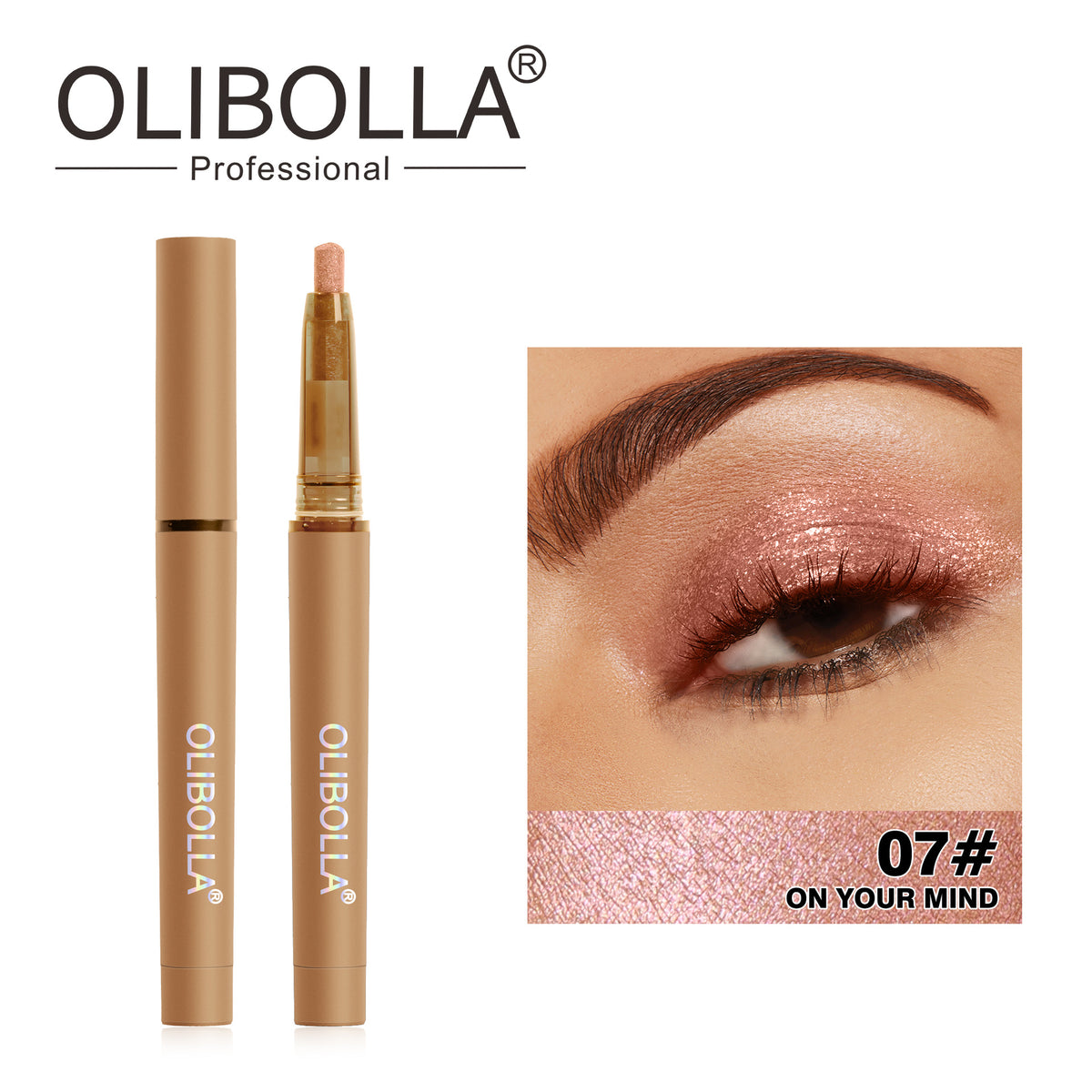 Twelve-Color High-Gloss Eye Shadow Pen
