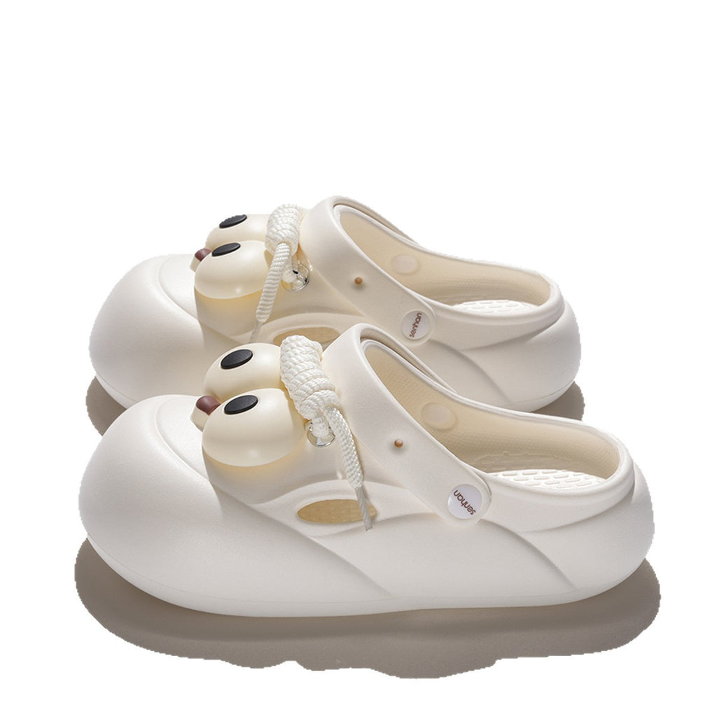Women's EVA Hole Sandals Non-slip Thick Sole Beach Slippers