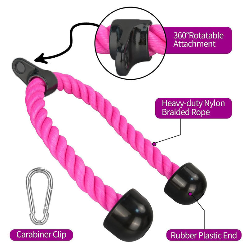 Double Handle Resistance Exercise Rope