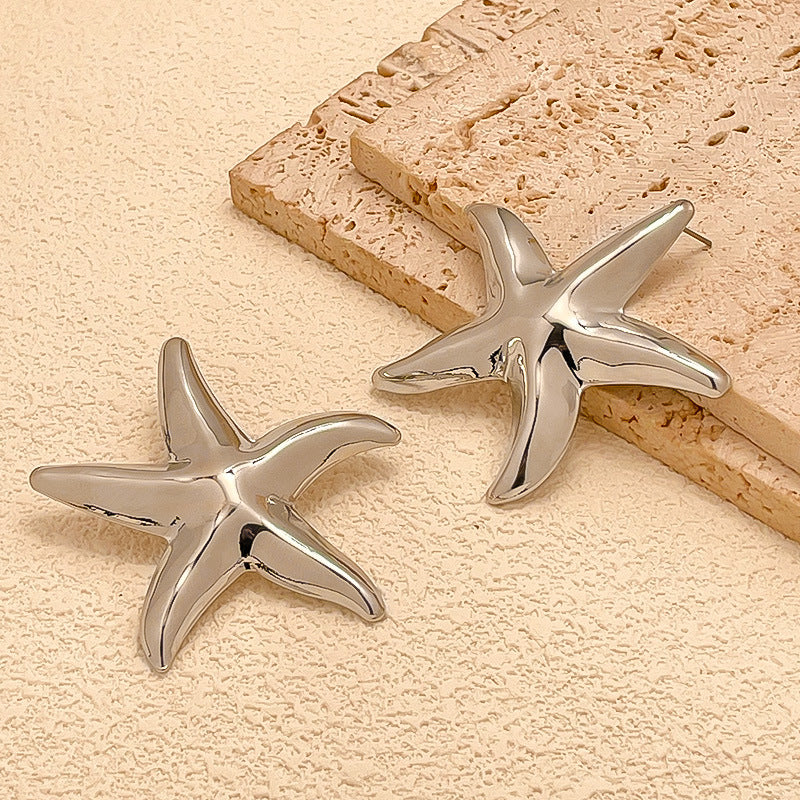 Starfish Design Earrings