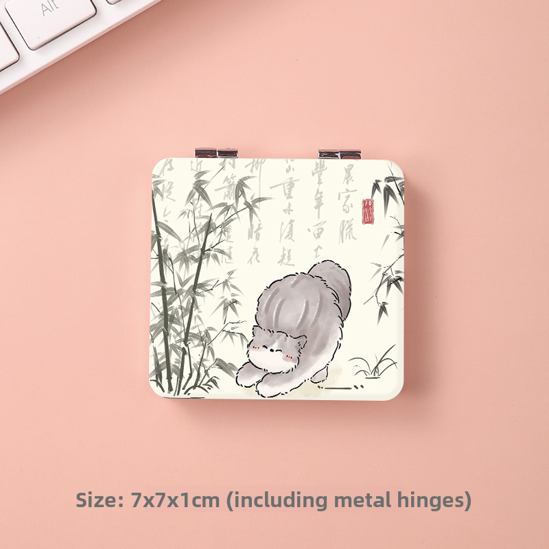 Cartoon Foldable Makeup Mirror