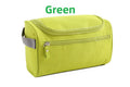 Portable hook-up toiletry bag for traveling men