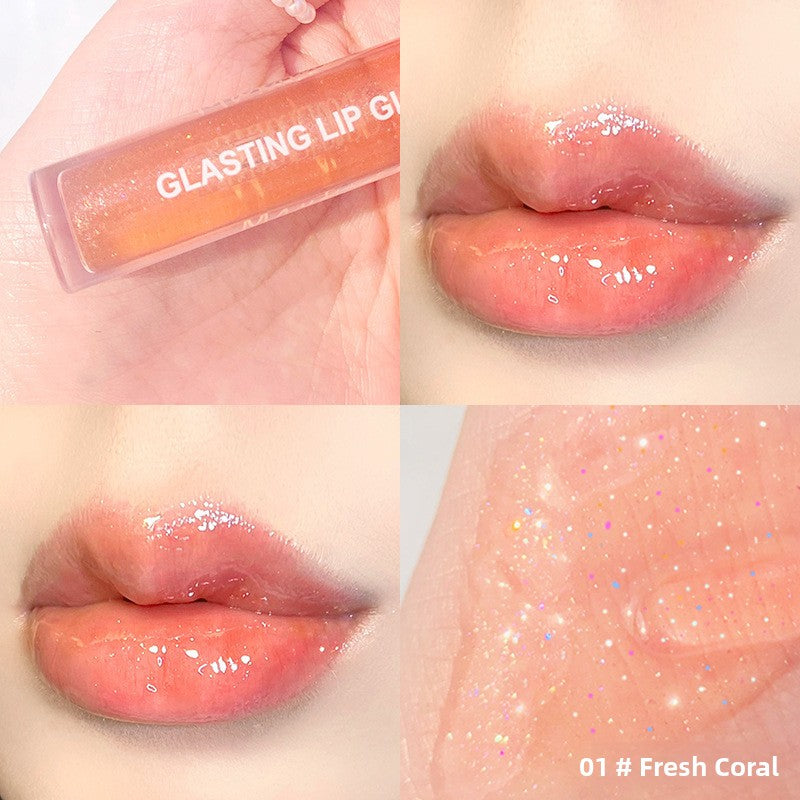 Glossy Lip Gloss Jelly Lip Glaze Water Light Lip Dye