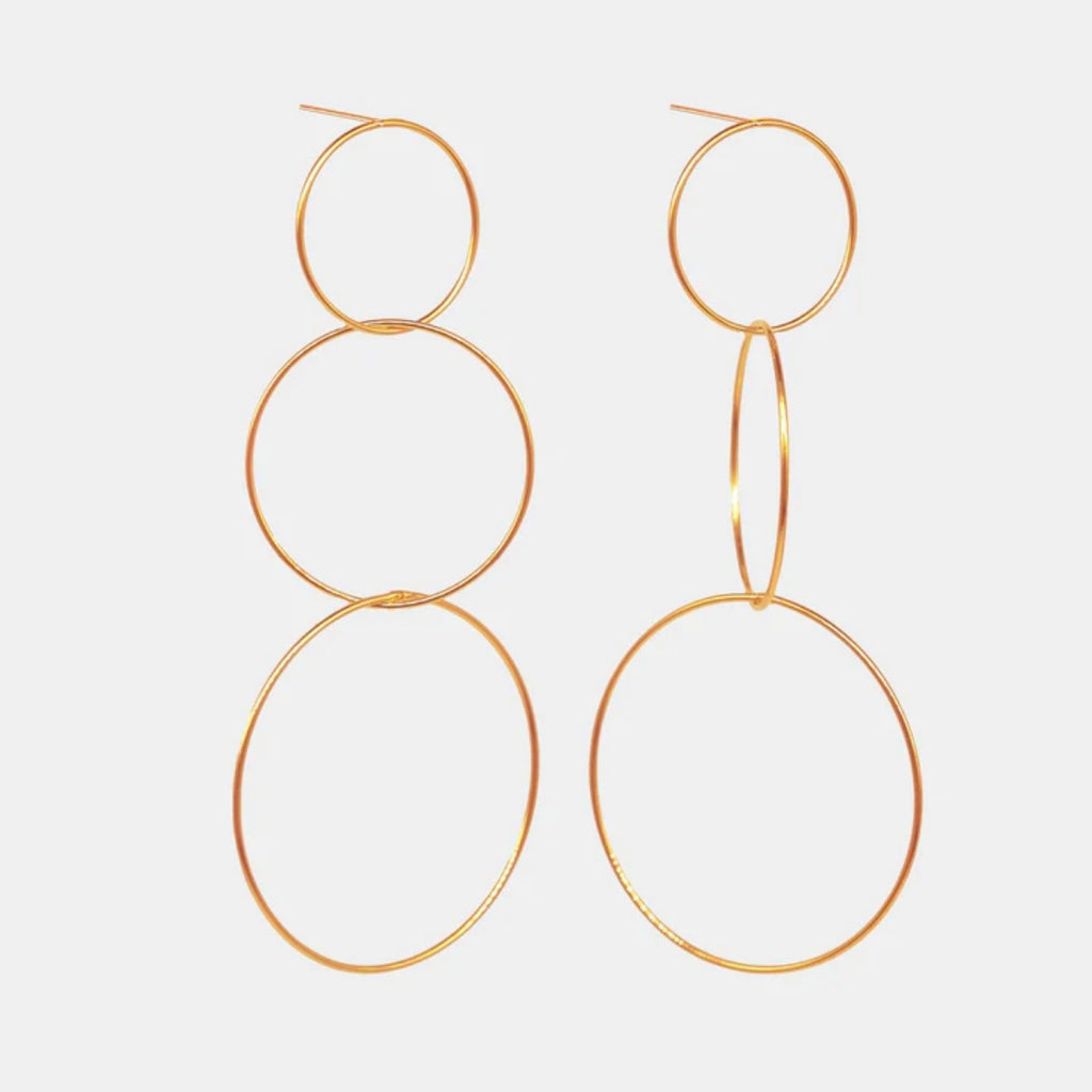Women's simple geometric multi-purpose large and small ear cuffs