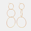 Women's simple geometric multi-purpose large and small ear cuffs