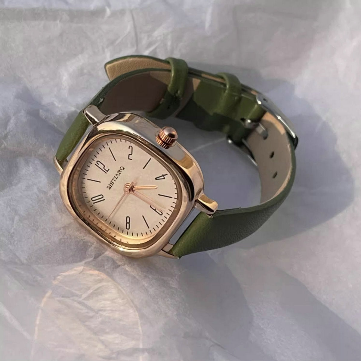 Women's Square Quartz Wristwatch