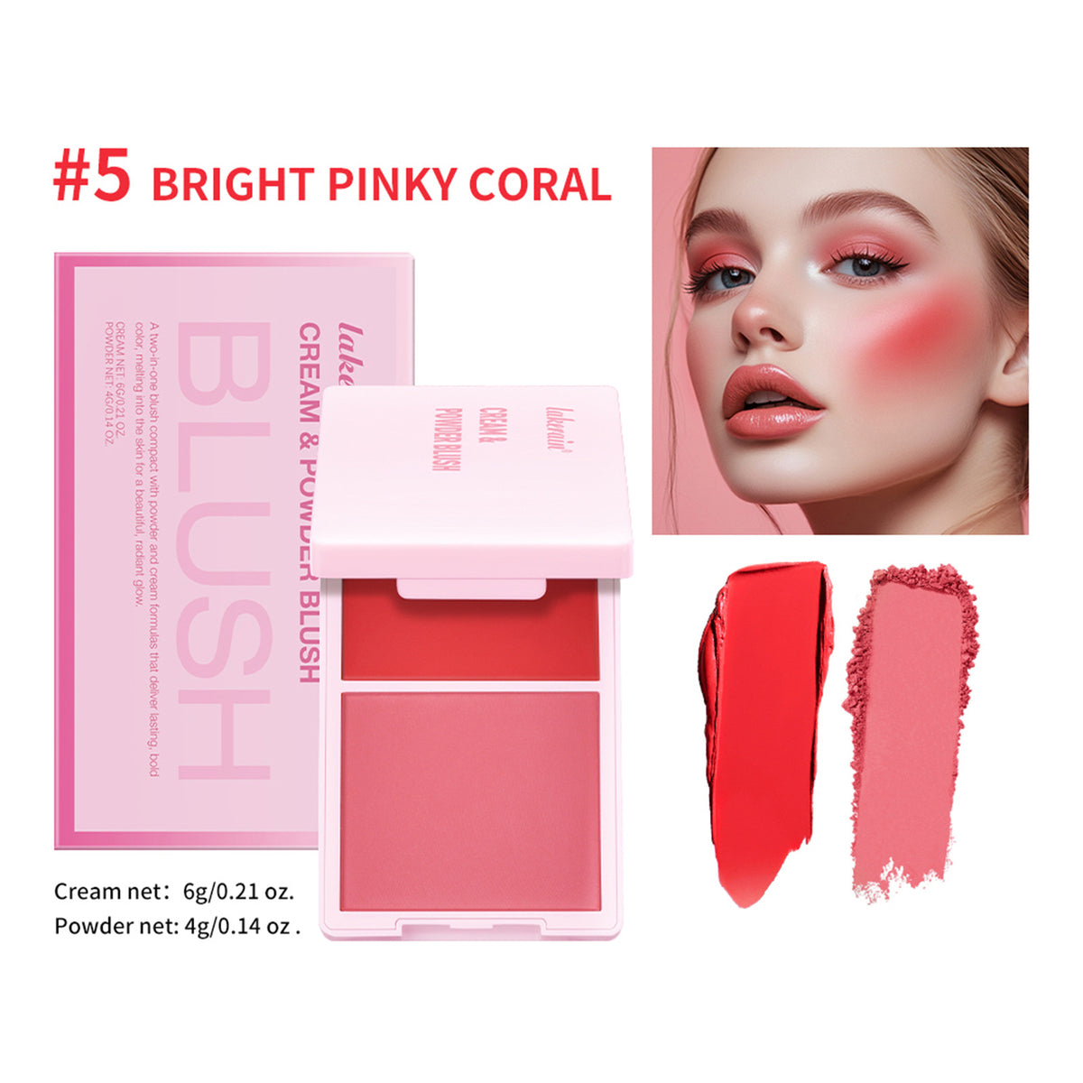 Dual-Effect Blush Palette