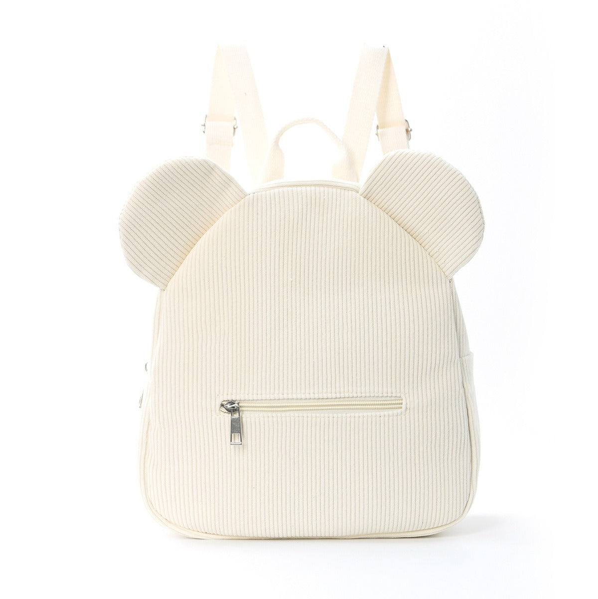 Cartoon Bear Ears Plush Backpack