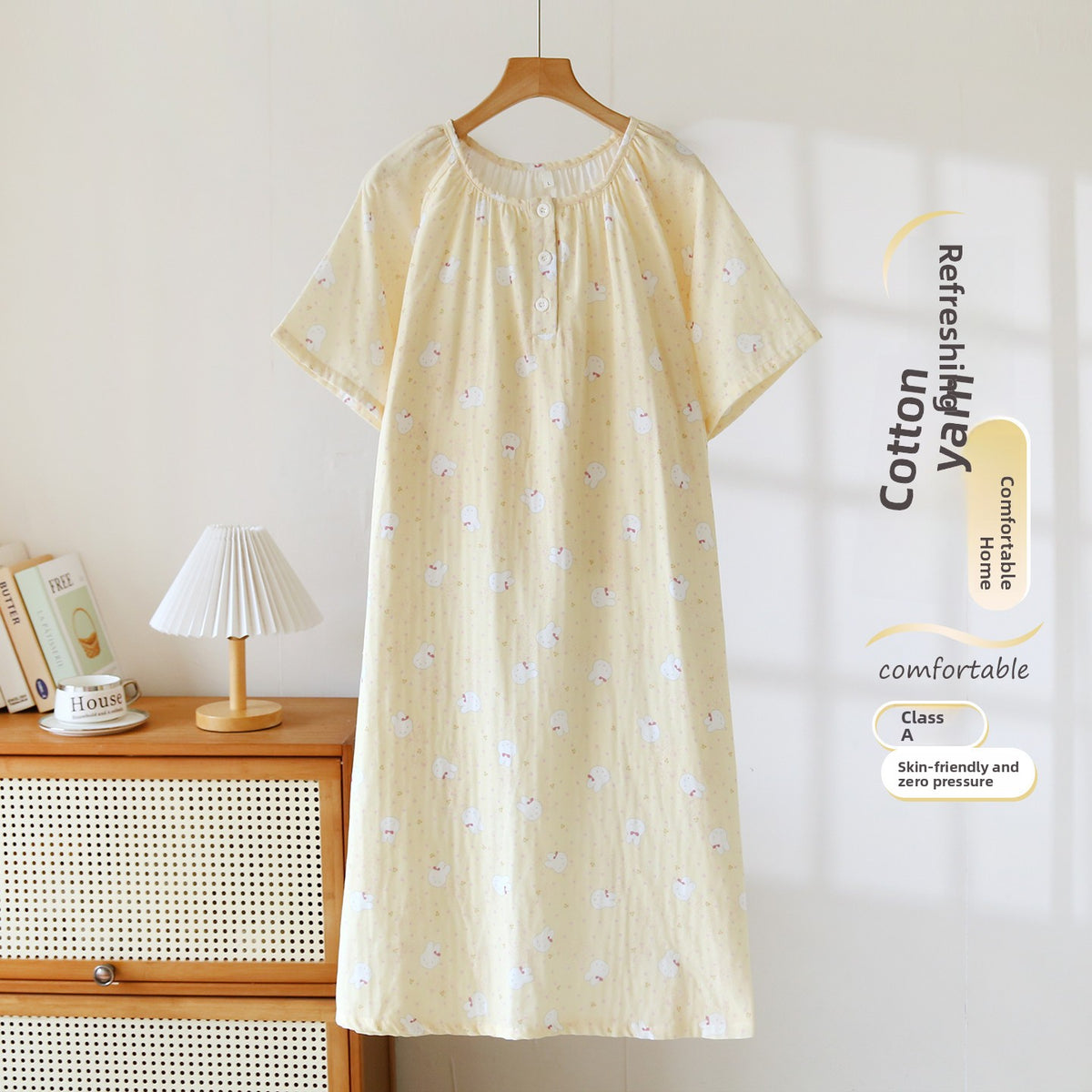 Women's Cotton Gauze Nightgown