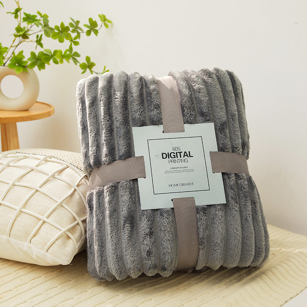 Coral Fleece Throw Blanket