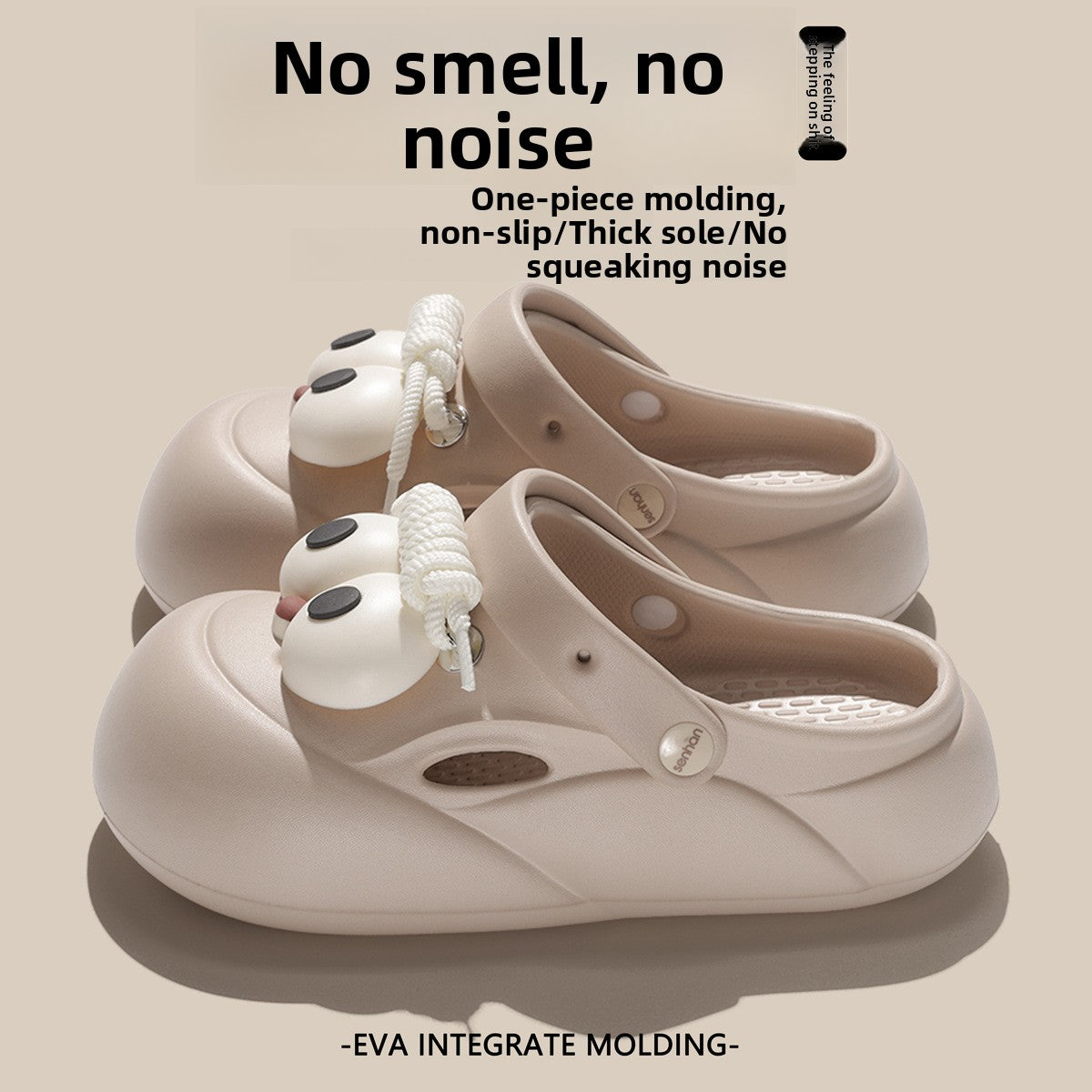 Women's EVA Hole Sandals Non-slip Thick Sole Beach Slippers