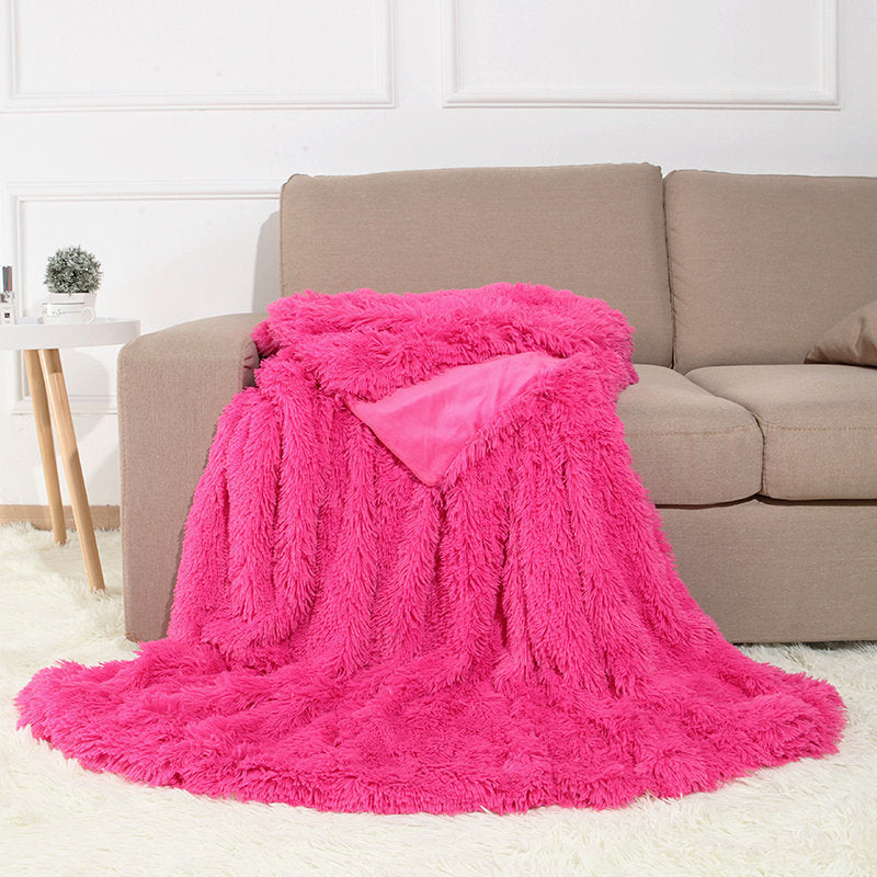 Double-Sided Plush Fleece Blanket