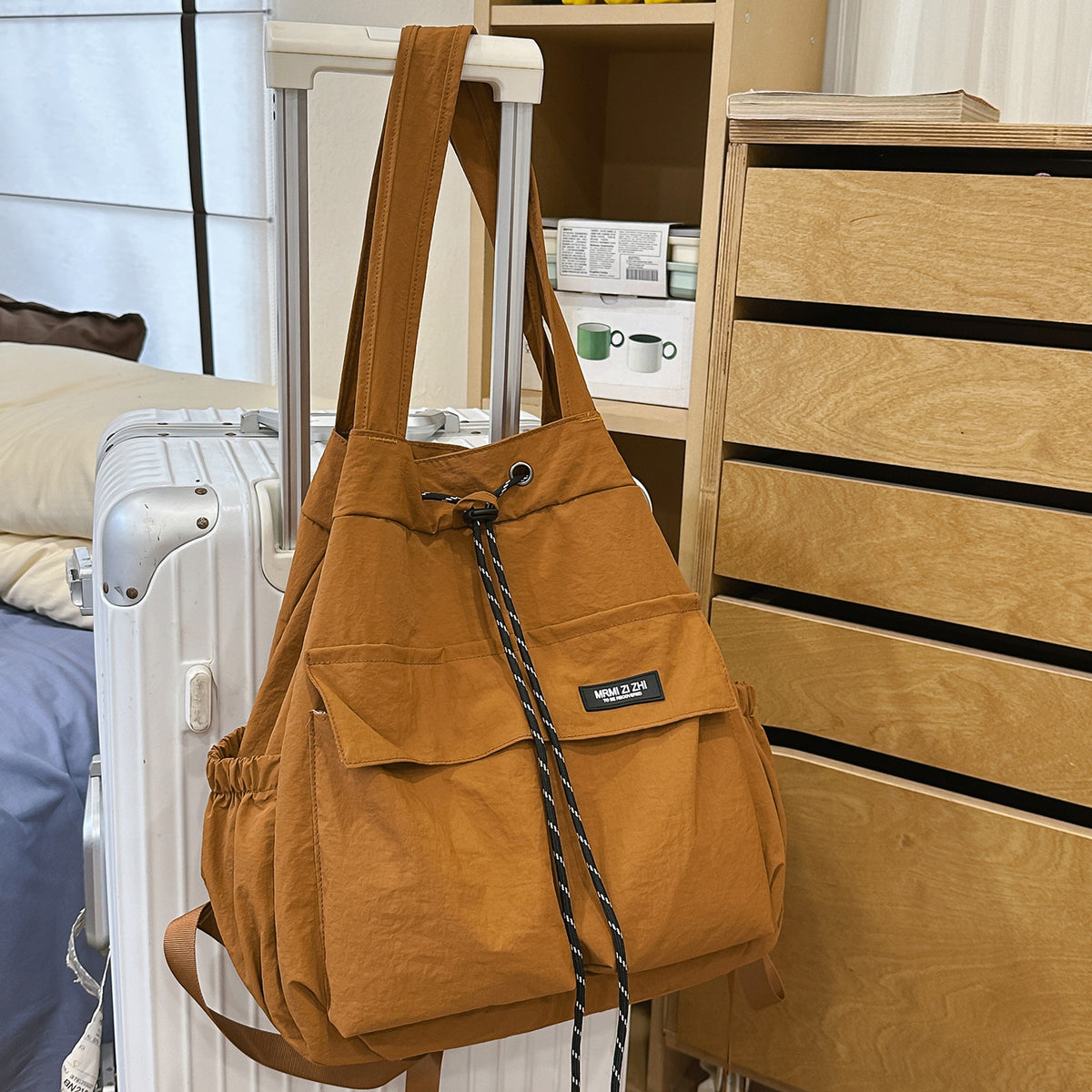 Lightweight Dual-Use Nylon Backpack