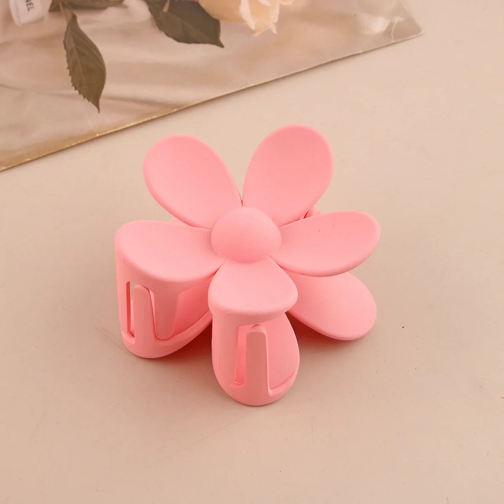 3pcs Fashion Flower Hair Clip ABS Grip Claw Clip for Women