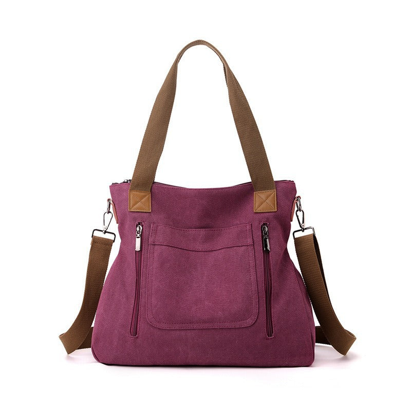 Women Canvas Crossbody Tote Bag