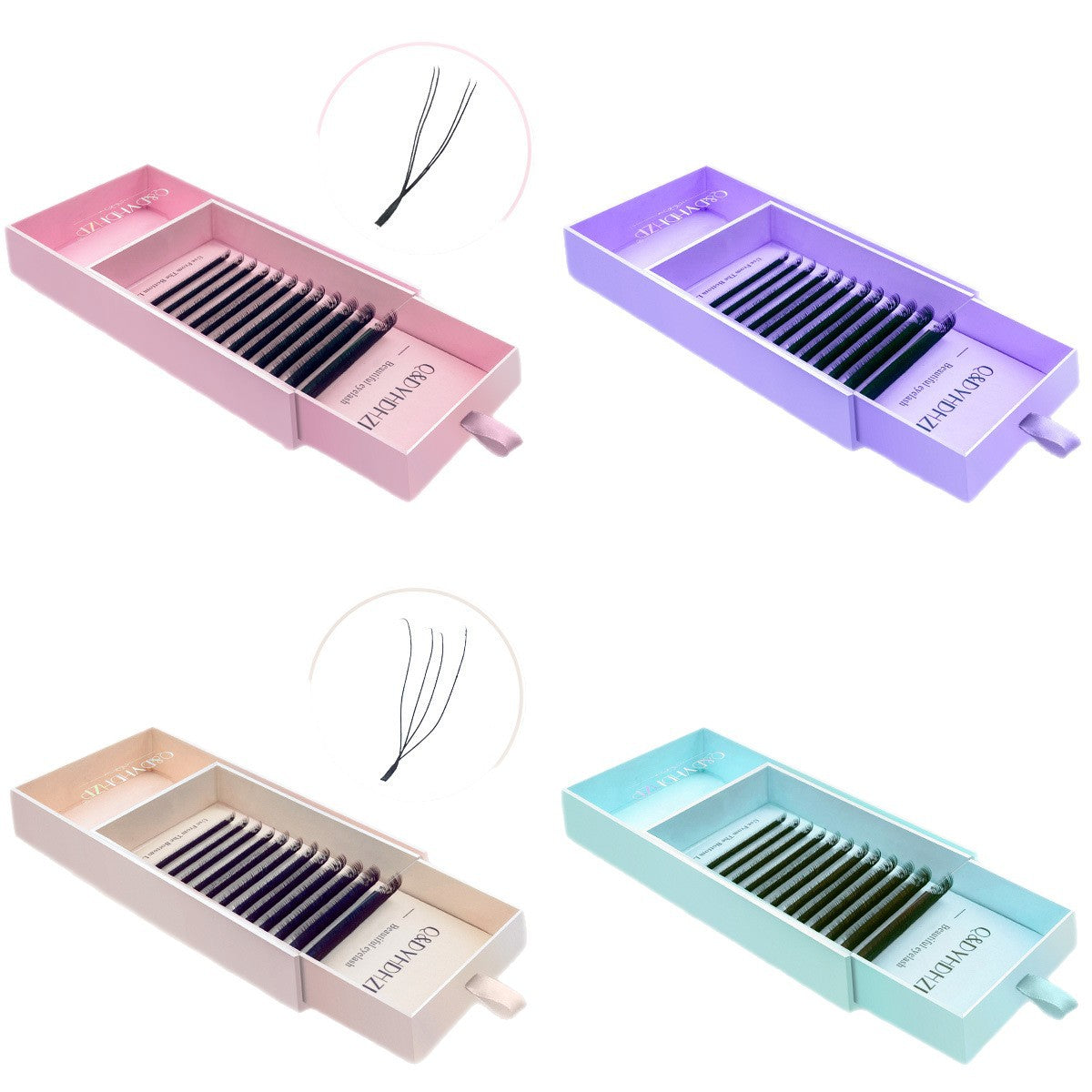 Super soft furry U-shaped eyelashes