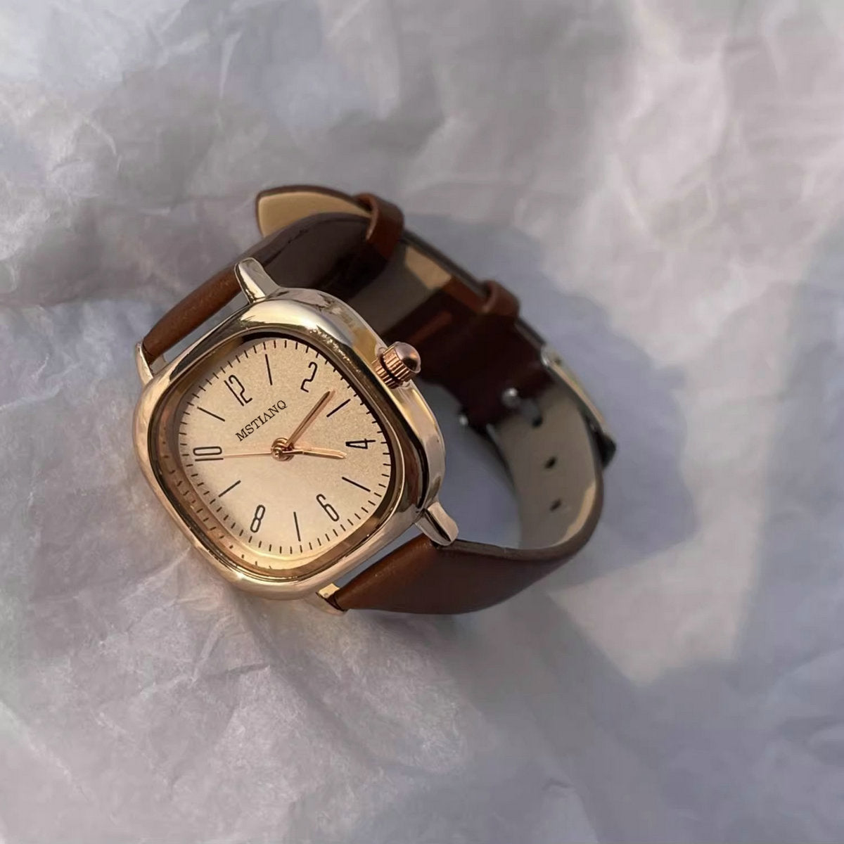 Women's Square Quartz Wristwatch