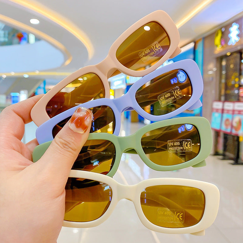 Egg-Shaped Children Sunglasses Gradient Lens