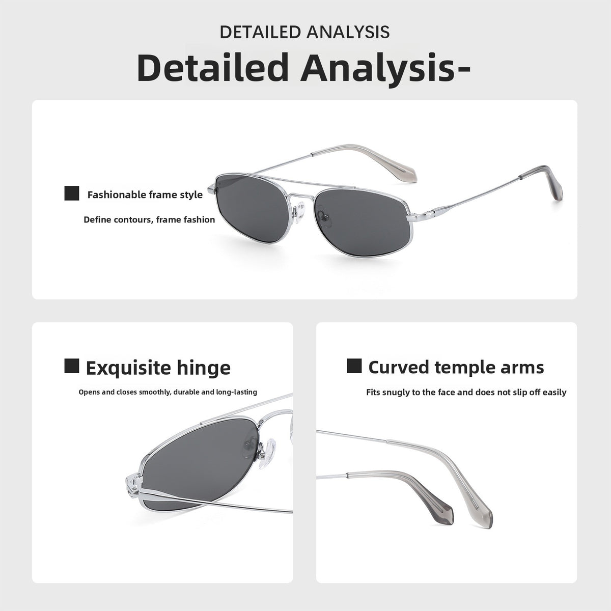 Pilot Style Metal Sunglasses UV Protection