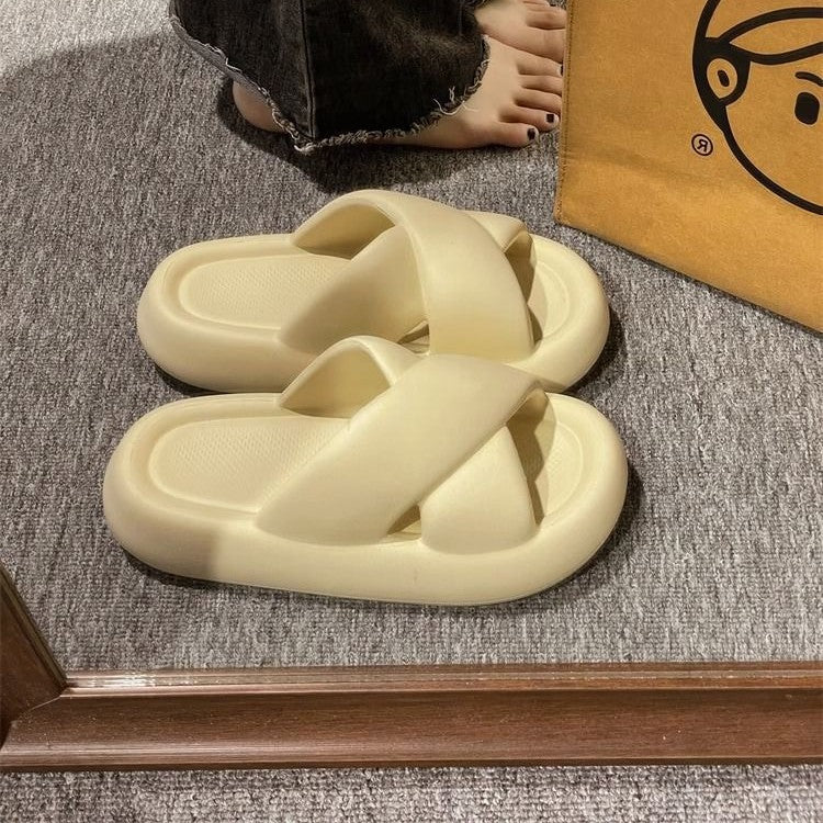 EVA Cross Strap Home Slippers
