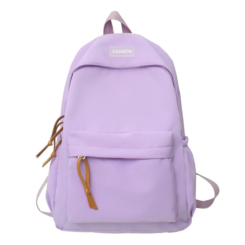 Women's Backpack in a Forest Style, Versatile Korean Version,