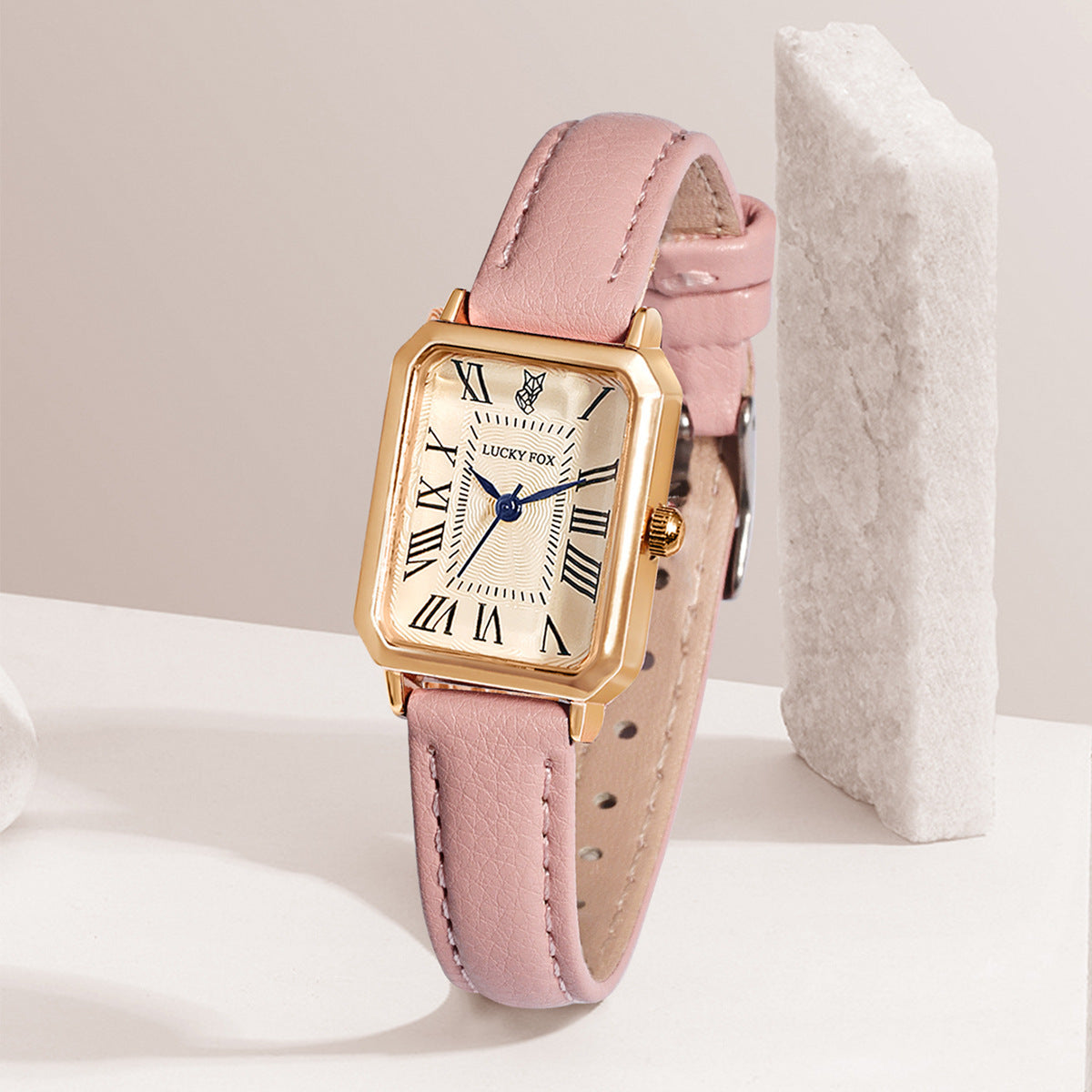Vintage Square Quartz Watch for Women