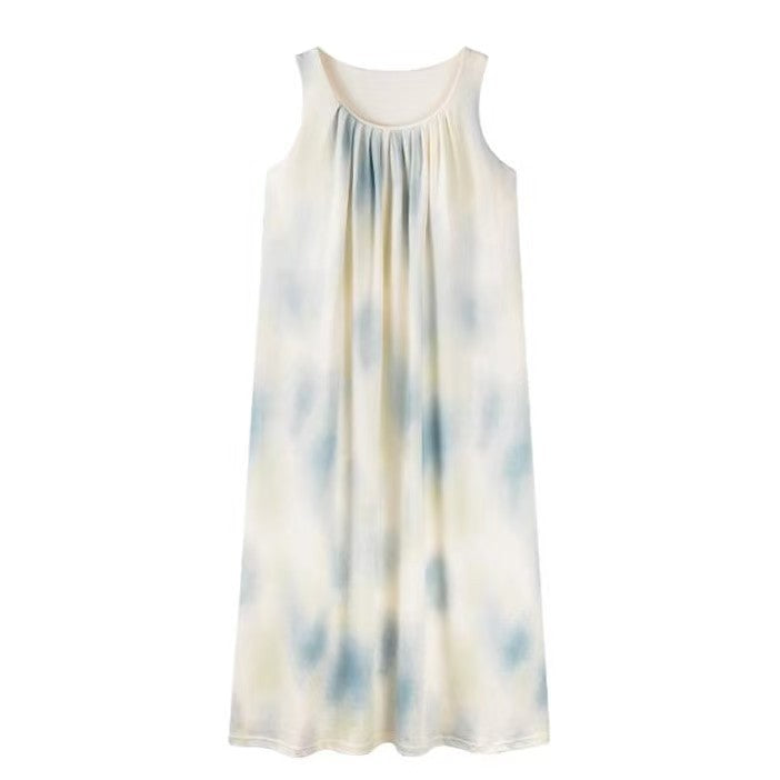 Women's padded bra-style halter nightgown