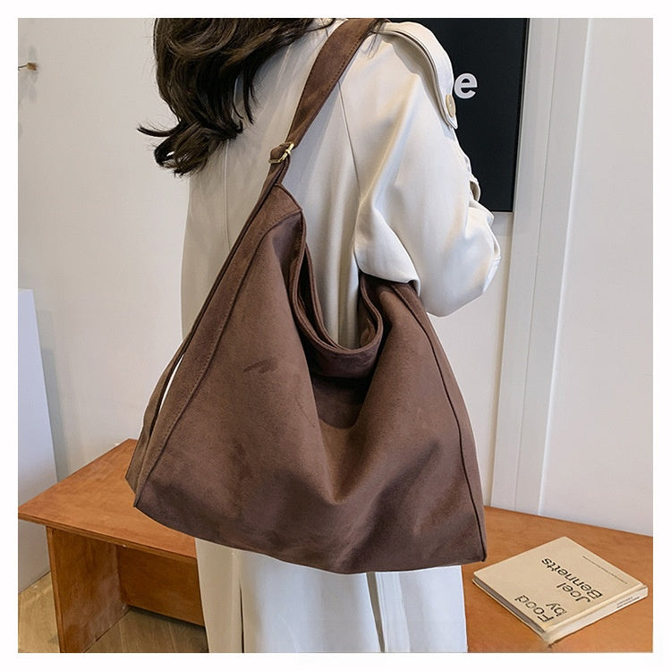 Suede Tote Bag