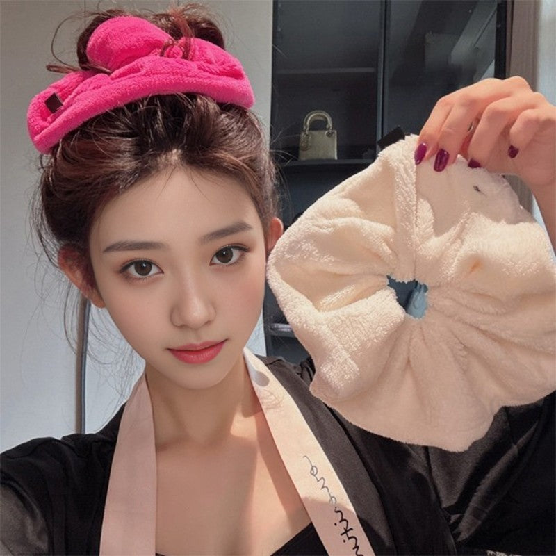 Oversized Plush Hair Ring