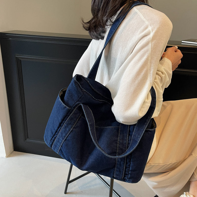 Denim Shoulder Crossbody Bag