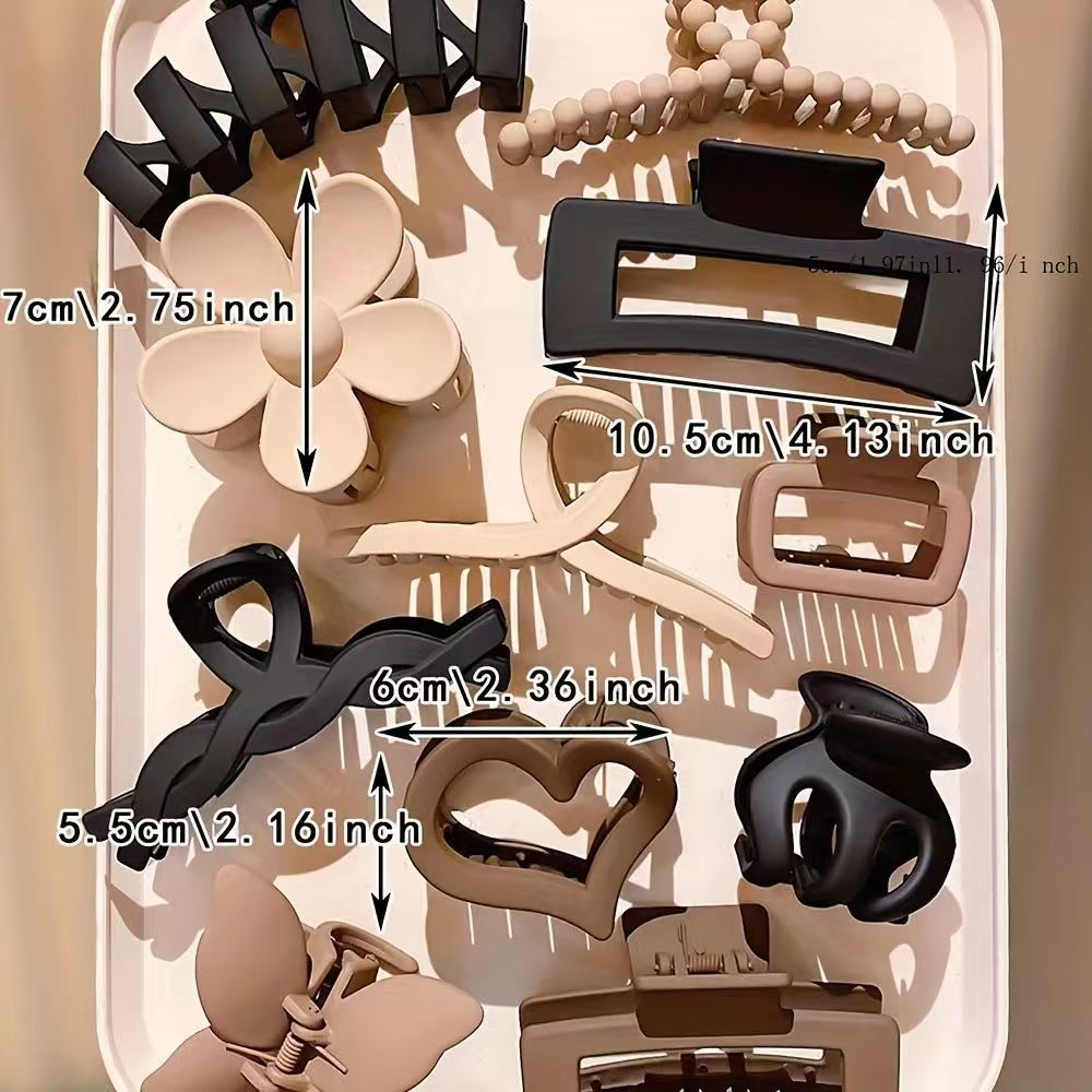 11Pcs Elegant Girls Hair Clips Set