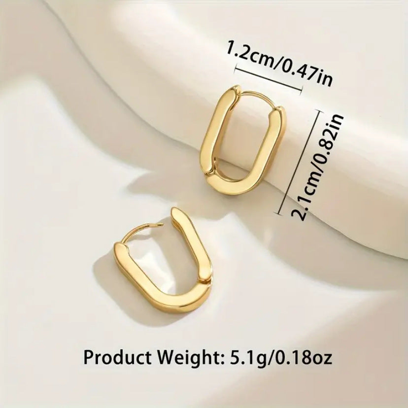 Minimalist U-Shaped Earrings