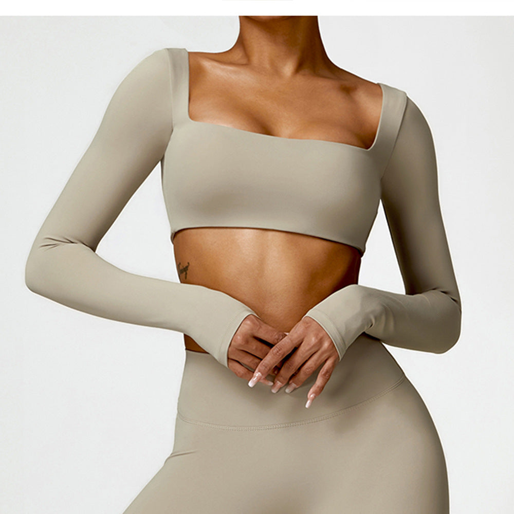 Tight Long Sleeve Yoga Clothes
