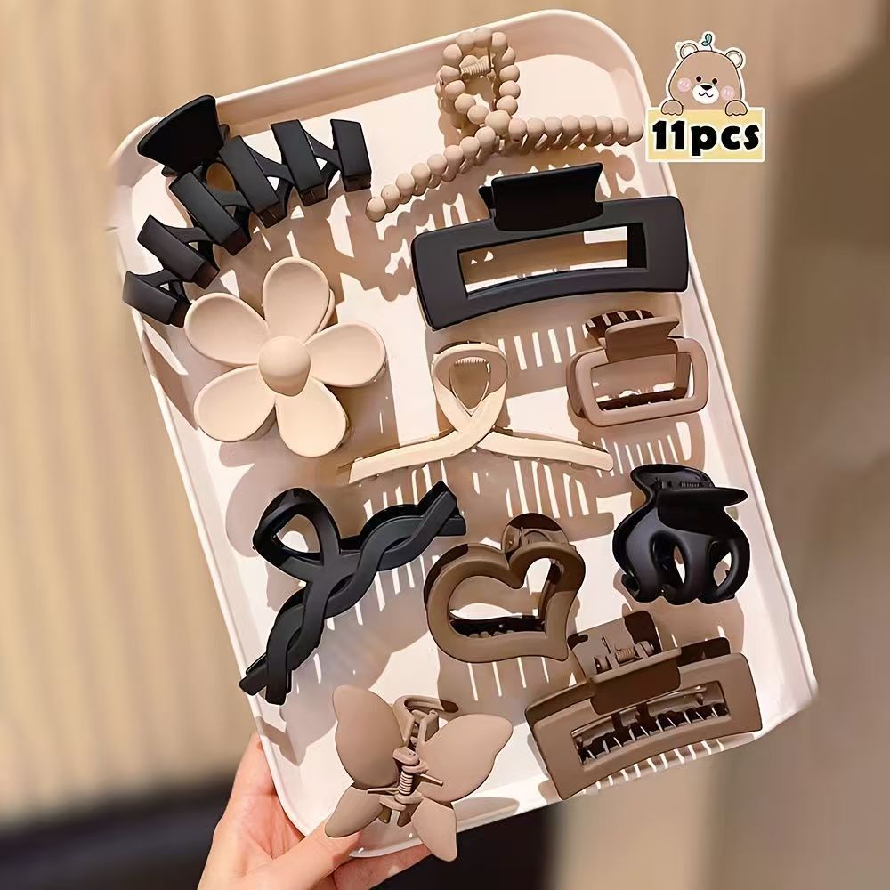 11Pcs Elegant Girls Hair Clips Set