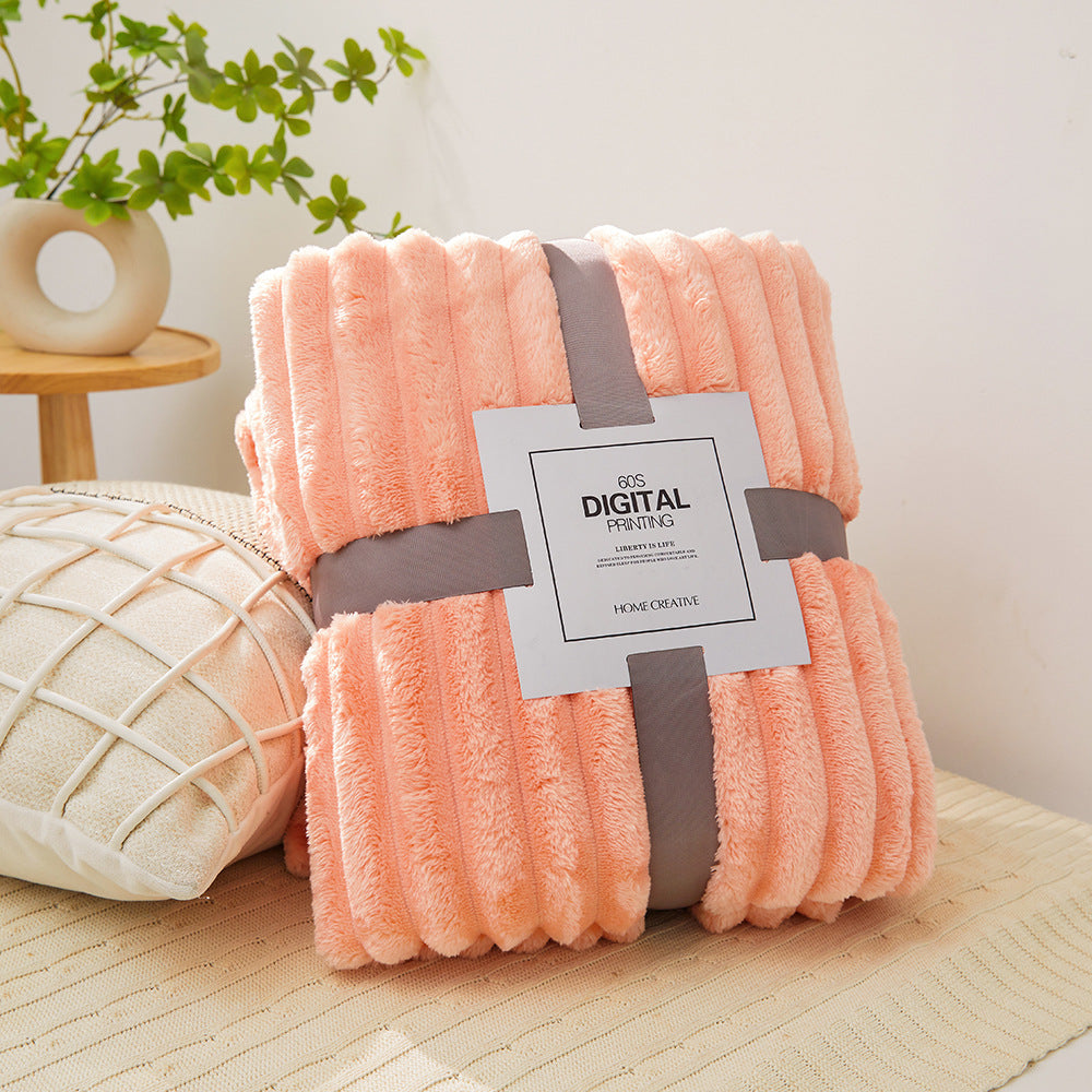 Coral Fleece Throw Blanket