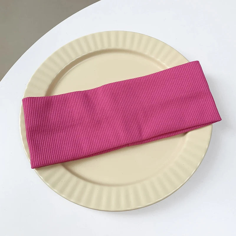 3pcs Wide-brimmed elastic hair band
