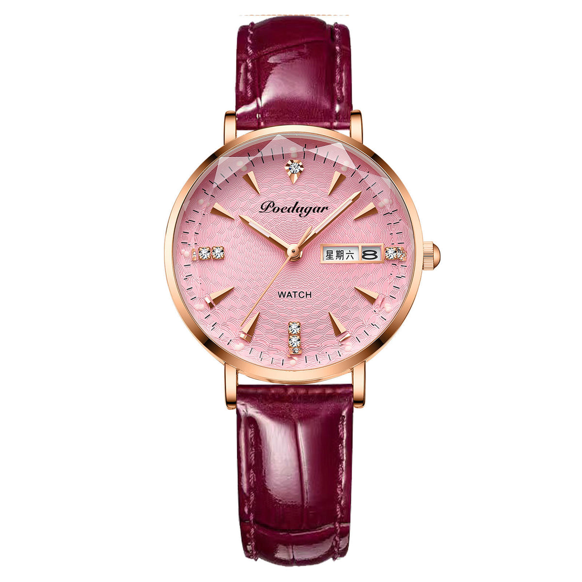 Waterproof Luminous Women Calendar Watch
