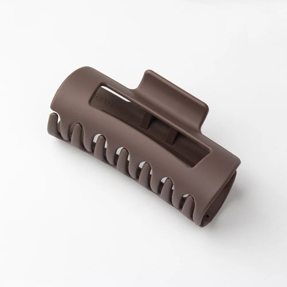3pcs Frosted Soft Silicone Hair Gripper Clip