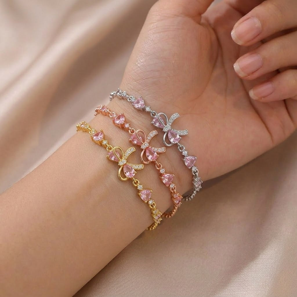 Butterfly Adjustable Zircon Bracelet for Women