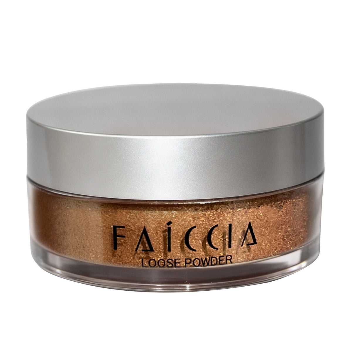 Highlighter powder with fine shimmer for a radiant, dewy complexion