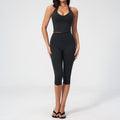 Women's Sleeveless Yoga Set Slim Fit 2 Piece Outfit