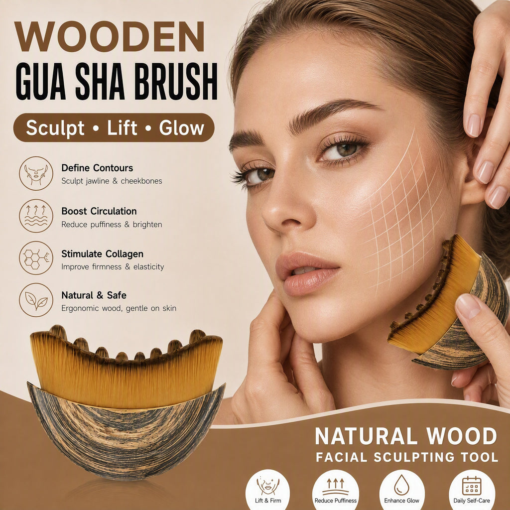 Lymphatic Contour Facial Massage Brush