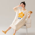 Pure Cotton Women Nightgown Summer Sleepwear