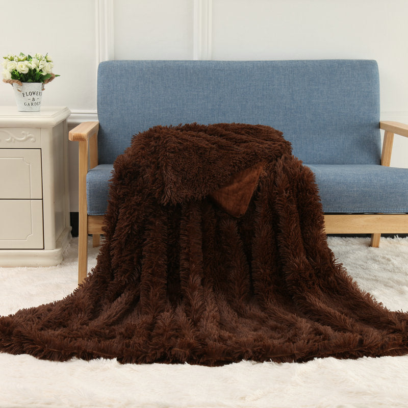 Double-Sided Plush Fleece Blanket