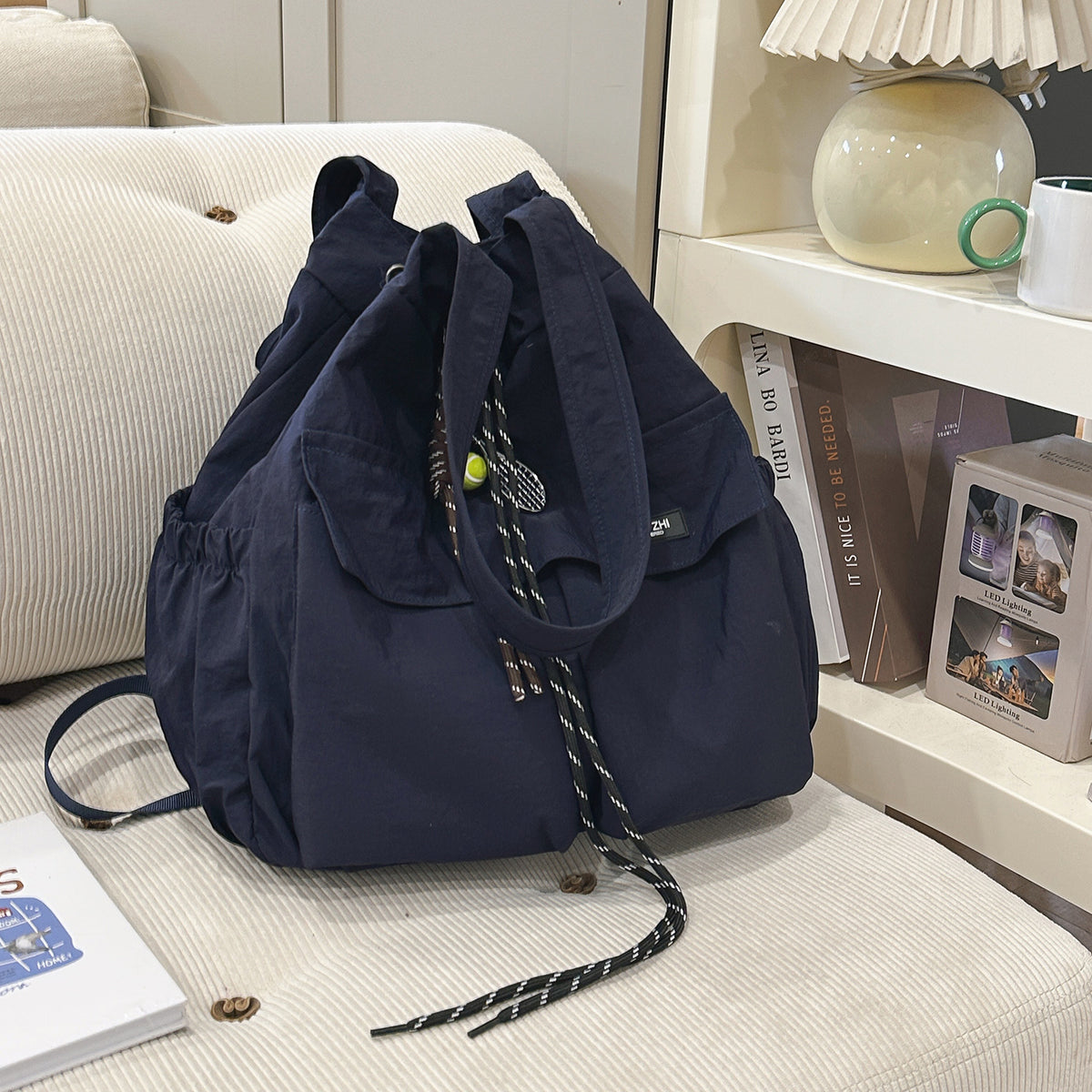Lightweight Dual-Use Nylon Backpack