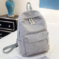 Korean Style Corduroy School Backpack