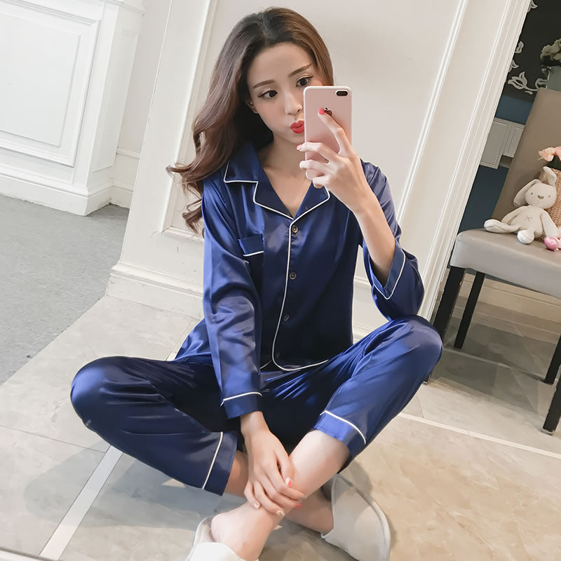 Ice Silk Pajamas for Women