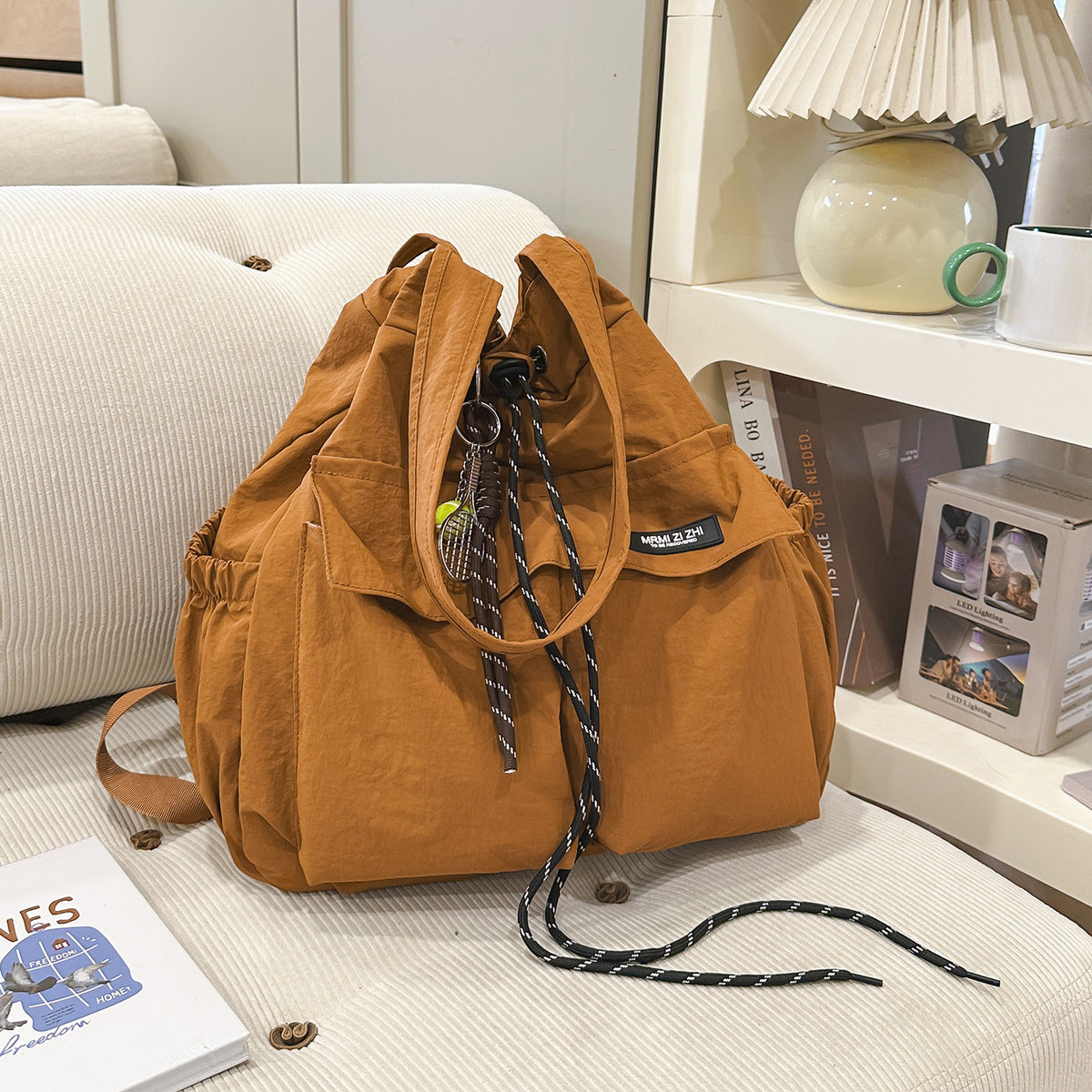 Lightweight Dual-Use Nylon Backpack