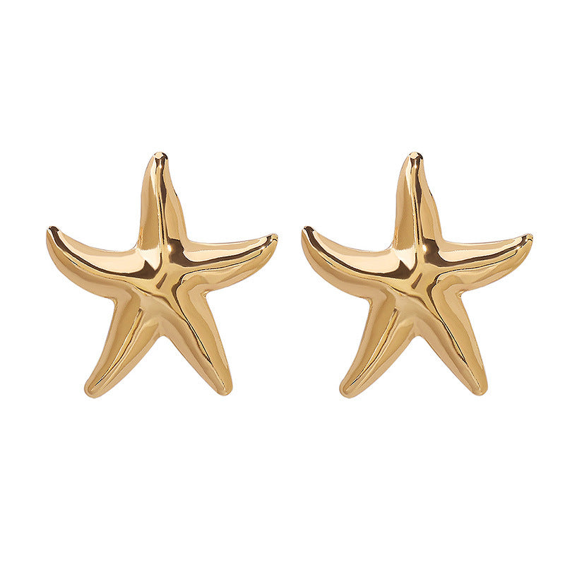Starfish Design Earrings